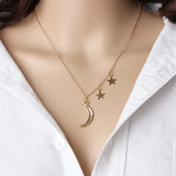 Fashion Jewelry Collier Pink Gold Rose Statement Pendant Necklace Women's Beauty and Beast Jewelry Lovers Gifts  4CND24
