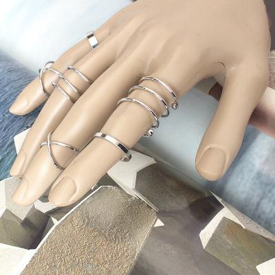 Korean Ring Sets Rings For Women Simple Pop Jewelry Gold Ring Fashion Rings 2019 Women Wholesale