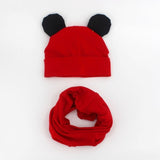Baby Hat Cotton Ear Cap For Boys And Girls Winter Hat Scarf Set Children Boys Cap Scarf 2PCS
