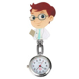 Lovely Cartoon Clip Pendant Pocket Watch for Nurse Doctor Clock Gifts Medical Clock Men Women New Arrival 2019