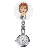 Lovely Cartoon Clip Pendant Pocket Watch for Nurse Doctor Clock Gifts Medical Clock Men Women New Arrival 2019