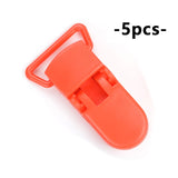 HOT SALE Plastic Clasps For Necklace Making Baby Nipple Plastic Clip Pacifier Clip Chain For Teething Handmade Satin Jewelry
