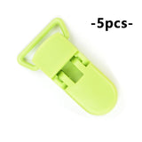 HOT SALE Plastic Clasps For Necklace Making Baby Nipple Plastic Clip Pacifier Clip Chain For Teething Handmade Satin Jewelry