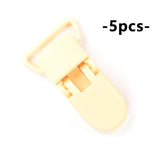 HOT SALE Plastic Clasps For Necklace Making Baby Nipple Plastic Clip Pacifier Clip Chain For Teething Handmade Satin Jewelry