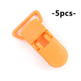 HOT SALE Plastic Clasps For Necklace Making Baby Nipple Plastic Clip Pacifier Clip Chain For Teething Handmade Satin Jewelry