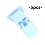 HOT SALE Plastic Clasps For Necklace Making Baby Nipple Plastic Clip Pacifier Clip Chain For Teething Handmade Satin Jewelry