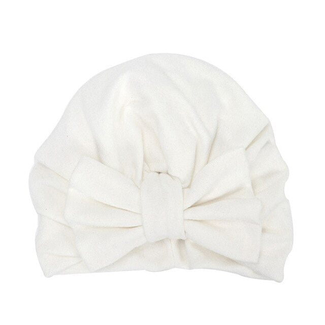 New Winter Baby Hat for Girls Big Bow Autumn Turban Baby Cap Photography Props Infant Beanie Baby Girl Hat Accessories 12 Colors