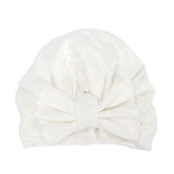 New Winter Baby Hat for Girls Big Bow Autumn Turban Baby Cap Photography Props Infant Beanie Baby Girl Hat Accessories 12 Colors