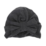 New Winter Baby Hat for Girls Big Bow Autumn Turban Baby Cap Photography Props Infant Beanie Baby Girl Hat Accessories 12 Colors