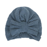 New Winter Baby Hat for Girls Big Bow Autumn Turban Baby Cap Photography Props Infant Beanie Baby Girl Hat Accessories 12 Colors