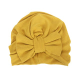New Winter Baby Hat for Girls Big Bow Autumn Turban Baby Cap Photography Props Infant Beanie Baby Girl Hat Accessories 12 Colors