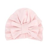 New Winter Baby Hat for Girls Big Bow Autumn Turban Baby Cap Photography Props Infant Beanie Baby Girl Hat Accessories 12 Colors