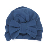 New Winter Baby Hat for Girls Big Bow Autumn Turban Baby Cap Photography Props Infant Beanie Baby Girl Hat Accessories 12 Colors