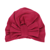 New Winter Baby Hat for Girls Big Bow Autumn Turban Baby Cap Photography Props Infant Beanie Baby Girl Hat Accessories 12 Colors