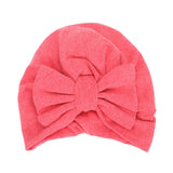 New Winter Baby Hat for Girls Big Bow Autumn Turban Baby Cap Photography Props Infant Beanie Baby Girl Hat Accessories 12 Colors