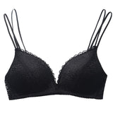 DeRuiLady Seamless Sexy Lace Bras For Women Wireless Push Up Bra Comfortable Soft Undearwear Bralette Ladies Sexy Lingerie