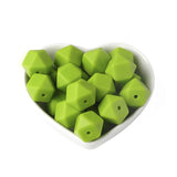 Joepada 14mm Hexagon Silicone Beads 30Pcs/lot For DIY Baby Pacifier Chain BPA Free Teething Baby Teether Baby Accessories
