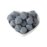Joepada 14mm Hexagon Silicone Beads 30Pcs/lot For DIY Baby Pacifier Chain BPA Free Teething Baby Teether Baby Accessories