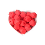 Joepada 14mm Hexagon Silicone Beads 30Pcs/lot For DIY Baby Pacifier Chain BPA Free Teething Baby Teether Baby Accessories