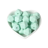 Joepada 14mm Hexagon Silicone Beads 30Pcs/lot For DIY Baby Pacifier Chain BPA Free Teething Baby Teether Baby Accessories
