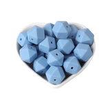 Joepada 14mm Hexagon Silicone Beads 30Pcs/lot For DIY Baby Pacifier Chain BPA Free Teething Baby Teether Baby Accessories