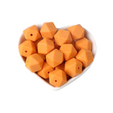 Joepada 14mm Hexagon Silicone Beads 30Pcs/lot For DIY Baby Pacifier Chain BPA Free Teething Baby Teether Baby Accessories