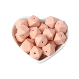 Joepada 14mm Hexagon Silicone Beads 30Pcs/lot For DIY Baby Pacifier Chain BPA Free Teething Baby Teether Baby Accessories