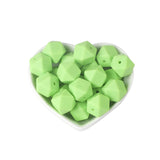 Joepada 14mm Hexagon Silicone Beads 30Pcs/lot For DIY Baby Pacifier Chain BPA Free Teething Baby Teether Baby Accessories