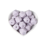 Joepada 14mm Hexagon Silicone Beads 30Pcs/lot For DIY Baby Pacifier Chain BPA Free Teething Baby Teether Baby Accessories