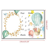 Baby Blanket Soft Flannel Photography Monthly Photo Newborn Children Wings Plant Cartoon Angel Milestone Sleeping Bath Crawling
