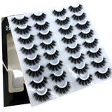 HBZGTLAD 16 Pairs 3D Mink Hair False Eyelashes Natural/Thick Long Eye Lashes Wispy Makeup Beauty Extension Tools