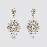 JUJIA za Fashion Boho Crystal Earrings For Women New Rhinestone Statement Pearl Drop Earrings Bijoux Wholesale