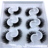 HBZGTLAD 2/4 pairs natural false eyelashes fake lashes long makeup 3d mink lashes eyelash extension mink eyelashes for beauty
