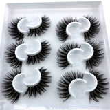 HBZGTLAD 2/4 pairs natural false eyelashes fake lashes long makeup 3d mink lashes eyelash extension mink eyelashes for beauty