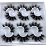 HBZGTLAD 2/4 pairs natural false eyelashes fake lashes long makeup 3d mink lashes eyelash extension mink eyelashes for beauty