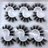 HBZGTLAD 2/4 pairs natural false eyelashes fake lashes long makeup 3d mink lashes eyelash extension mink eyelashes for beauty