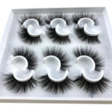 HBZGTLAD 2/4 pairs natural false eyelashes fake lashes long makeup 3d mink lashes eyelash extension mink eyelashes for beauty