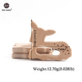 Let's Make 1PC Baby Teether Animal Wood Rings Unicorn Camera Hedgehog Food Grade Wooden Teether Nursing Pendant Teething Toys