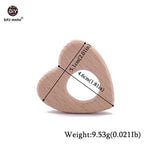 Let's Make 1PC Baby Teether Animal Wood Rings Unicorn Camera Hedgehog Food Grade Wooden Teether Nursing Pendant Teething Toys