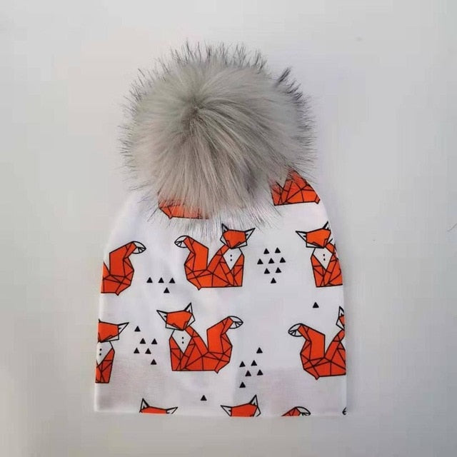 fashion newborn baby children hat cap for girls pompom baby born care infant toddler hats bonnet skullies beanies for kids boys