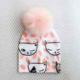 fashion newborn baby children hat cap for girls pompom baby born care infant toddler hats bonnet skullies beanies for kids boys