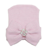 Infant Baby Hat Newborn Baby Beanie Cotton Knit Striped Baby Caps Toddler Hat Infant Beanie Hat Baby Girl Boy Hat Cap