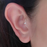 Single Earring Unique New Alloy Branch Tragus Piercing Earring For Women Non Piercing Clip Earring 2019