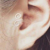 Single Earring Unique New Alloy Branch Tragus Piercing Earring For Women Non Piercing Clip Earring 2019
