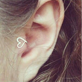 Single Earring Unique New Alloy Branch Tragus Piercing Earring For Women Non Piercing Clip Earring 2019