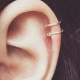 Single Earring Unique New Alloy Branch Tragus Piercing Earring For Women Non Piercing Clip Earring 2019