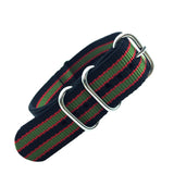 18mm 20mm 22mm 24mm Army Sports Nato Strap Fabric Nylon Watchband Buckle Belt for 007 James Bond Watch Bands Colorful Rainbow