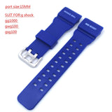 For casio Watches Watchband Silicone Rubber Bands EF Replace Electronic Wristwatch Band Sports Watch Straps 16mm 18mm 20mm 22mm