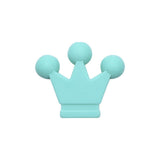 BOBO.BOX 10pcs Crown Silicone Beads Baby Teething Toys Food Grade DIY Necklace Bracelet Pacifier Chain Silicone Teether BPA Free