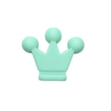 BOBO.BOX 10pcs Crown Silicone Beads Baby Teething Toys Food Grade DIY Necklace Bracelet Pacifier Chain Silicone Teether BPA Free